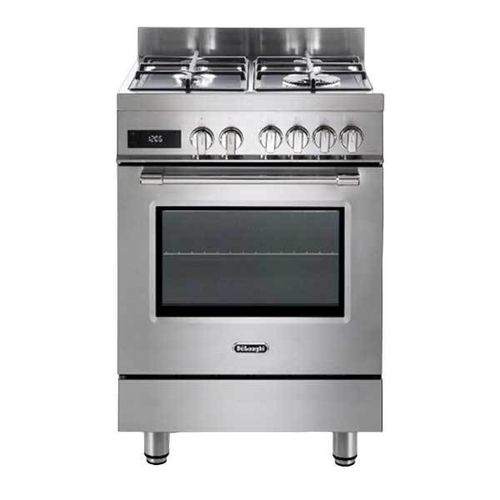 תנור משולב כיריים גז - 4 להבות DeLonghi דלונגי PRO66MXLPZ-IL נירוסטה