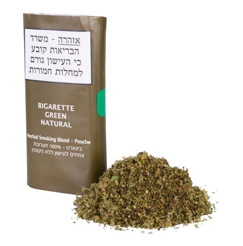 טבק ללא ניקוטין ביגרט BIGARETTE 