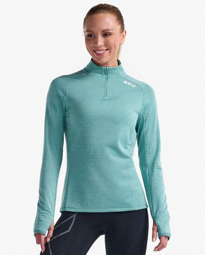 חולצת ריצה מחממת נשים Ignition 1/4 Zip RAF/WRF