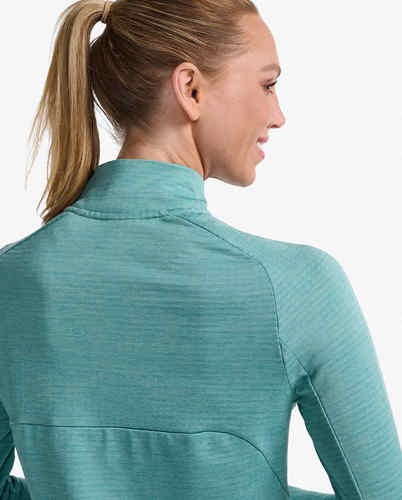 חולצת ריצה מחממת נשים Ignition 1/4 Zip RAF/WRF