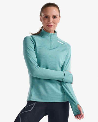 חולצת ריצה מחממת נשים Ignition 1/4 Zip RAF/WRF