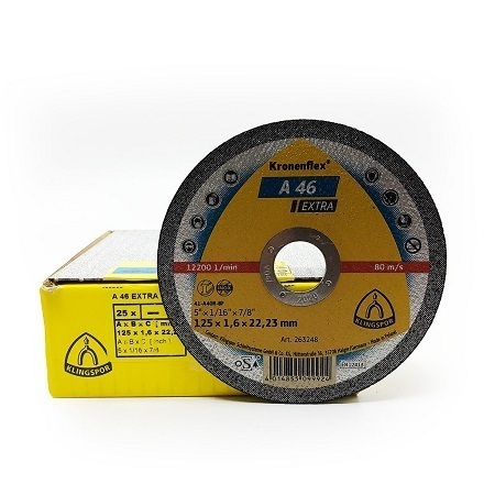 25 יחידות דיסק חיתוך לפלדה קלינשפור - SHXEA 4½ × 1.6 KL