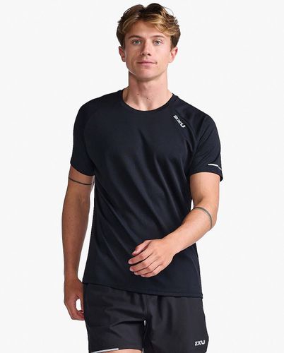 חולצת ריצה גברים Aero Tee BLK/SRF