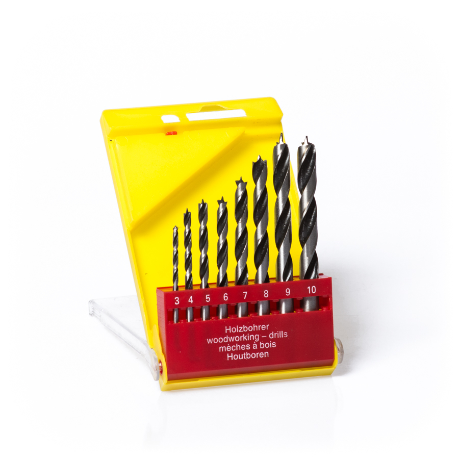 סט 8 מקדחי עץ 3-10 מ"מ למקדחה ROHER TOOLS