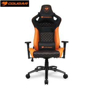 כסא גיימרים Cougar Explore-S Gaiming Chair, שחור משולב כתום