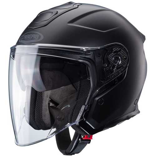 קסדת ¾ CABERG FLYON II צבע שחור מט תקן חדש 22.06