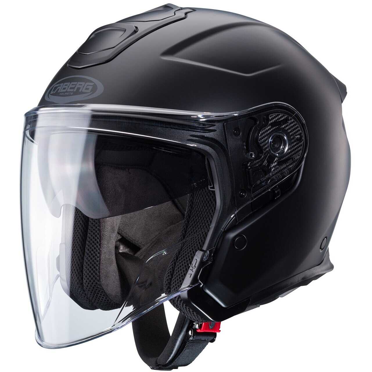 קסדת ¾ CABERG FLYON II צבע שחור מט תקן חדש 22.06