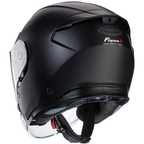 קסדת ¾ CABERG FLYON II צבע שחור מט תקן חדש 22.06