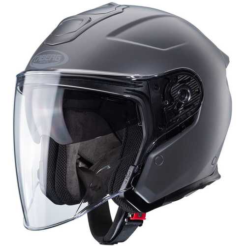 קסדת ¾ CABERG FLYON II צבע אפור מט תקן חדש 22.06