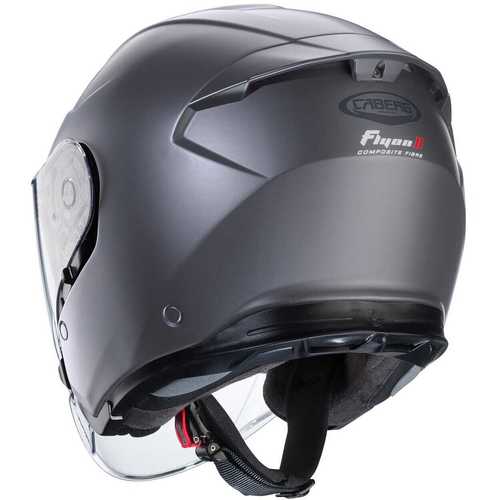 קסדת ¾ CABERG FLYON II צבע אפור מט תקן חדש 22.06