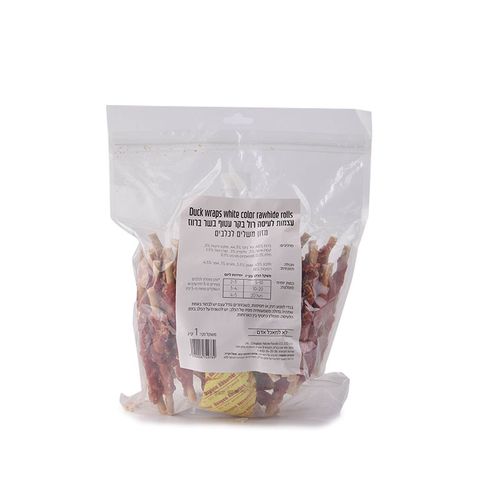 מארז 1 ק"ג חטיף כלבים צ'רליז רול בקר עטוף בשר ברווז