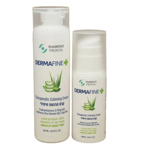 +Dermafine דרמפין פלוס קרם הרגעה טיפולי לעור מגורה ואדמומי שרונ'ס - 100 מ