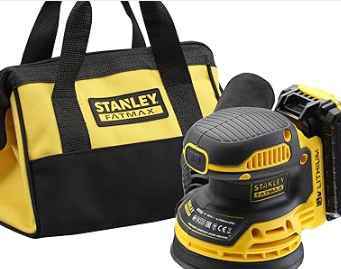 מלטשת חשמלי אלחוטי Stanley Fatmax Lithium Random Orbital  FMCW220D1-QW