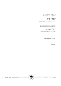 קפריצ'יו לשתי חצוצרות בסי במול מאת תאודור הולדהיים