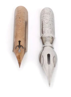 6 ציפורנים לקליגרפיה + ידית אחיזה CALLIGRAPHY Pen Set