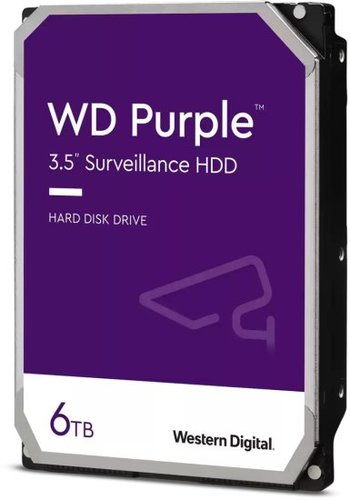 כונן קשיח  Western Digital Purple Surveillance 6TB 256MB SATA III WD64PURZ