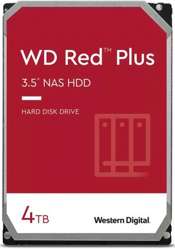 כונן קשיח Western Digital Red Plus NAS 4TB 128MB 5400RPM SATA III WD40EFZX