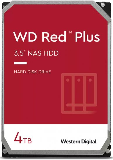 כונן קשיח Western Digital Red Plus NAS 4TB 128MB 5400RPM SATA III WD40EFZX