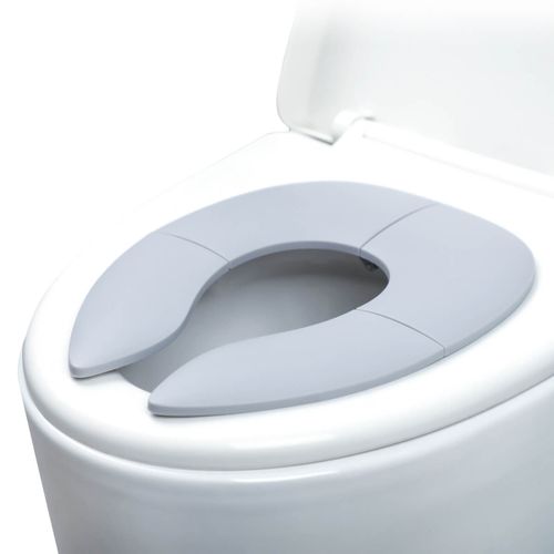 מקטין אסלה מתקפל נייד + שק נשיאה מבד צבע אפור