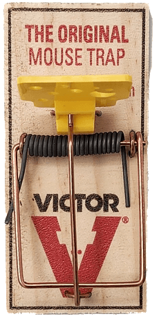 מלכודת קפיץ VICTOR המקורית לעכברים זוג - מנגנון קפיץ מתקדם לתפיסה מיידית ויעילה, עיצוב בטוח ועמיד לשימוש ביתי ומקצועי