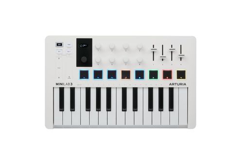 מקלדת שליטה Arturia Minilab 3 - לבן ארטוריה