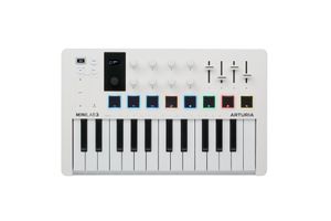 מקלדת שליטה Arturia Minilab 3 - לבן ארטוריה