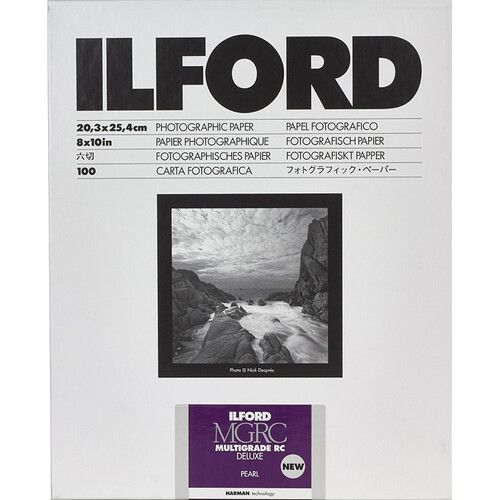 נייר הדפסה Ilford MULTIGRADE RC Deluxe Pearl 8 x 10