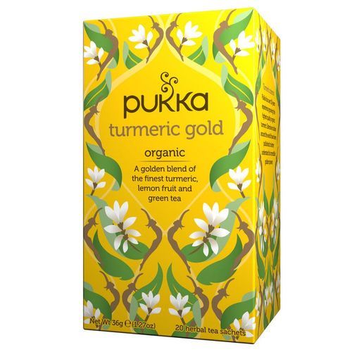  חליטת תה כורכום זהב 