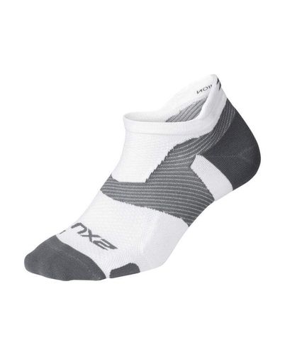 גרבי ריצה נמוכות Vectr Light Cushion No Show WHT/GRY