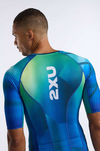 חולצת טריאתלון גברים Aero Tri Sleeved Top SPG/MAJ 
