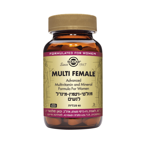  מולטי ויטמין-מינרל לנשים MULTI FEMALE 