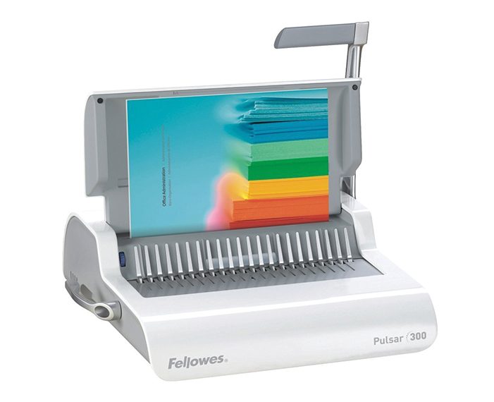 מכונת כריכה ספירלי פלסטיק ידני Fellowes Pulsar+300
