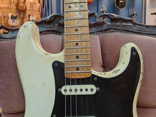 Fender Custom Shop Dale Wilson Master Built Ancho Poblano Strat Relic in Aged White Blonde 2018