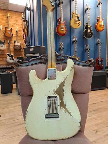 Fender Custom Shop Dale Wilson Master Built Ancho Poblano Strat Relic in Aged White Blonde 2018