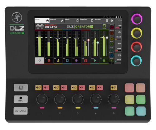 זוית נוספת Makcie DLZ Creator XS Adaptive Digital Streaming Mixer