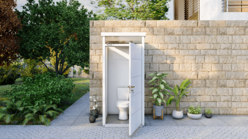 מבנה שירותים EVEREST מידות 10/20