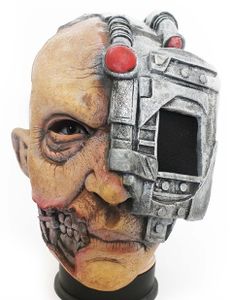 מסכה דיגיטאלית (עם אנימציה משולבת מהסלולאר) - חצי רובוט