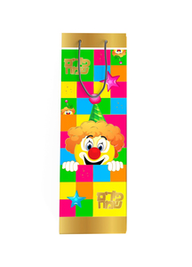שקית יין לפורים דגם דומינו צבעוני
