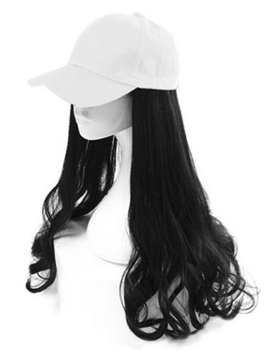 כובע ביסבול עם פיאה שחורה