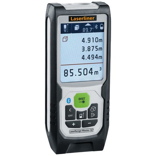 מד טווח לייזר מקצועי 70 מ עם קרן ירוקה ובלוטוס' LASERLINER - אינופרו