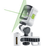 סט פלס לייזר צלב, קרן ירוקה ותפס התקנה / תליה Smart Vision Laser Set - אינופרו