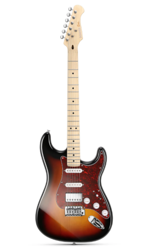 באנדל גיטרה חשמלית EC1415 בצבע סאנברסט DST152 כולל מגוון מוצרים נלווים ושיעורי אונליין מבית DONNER