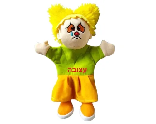 סט 6 בובות כפפה - הבעות