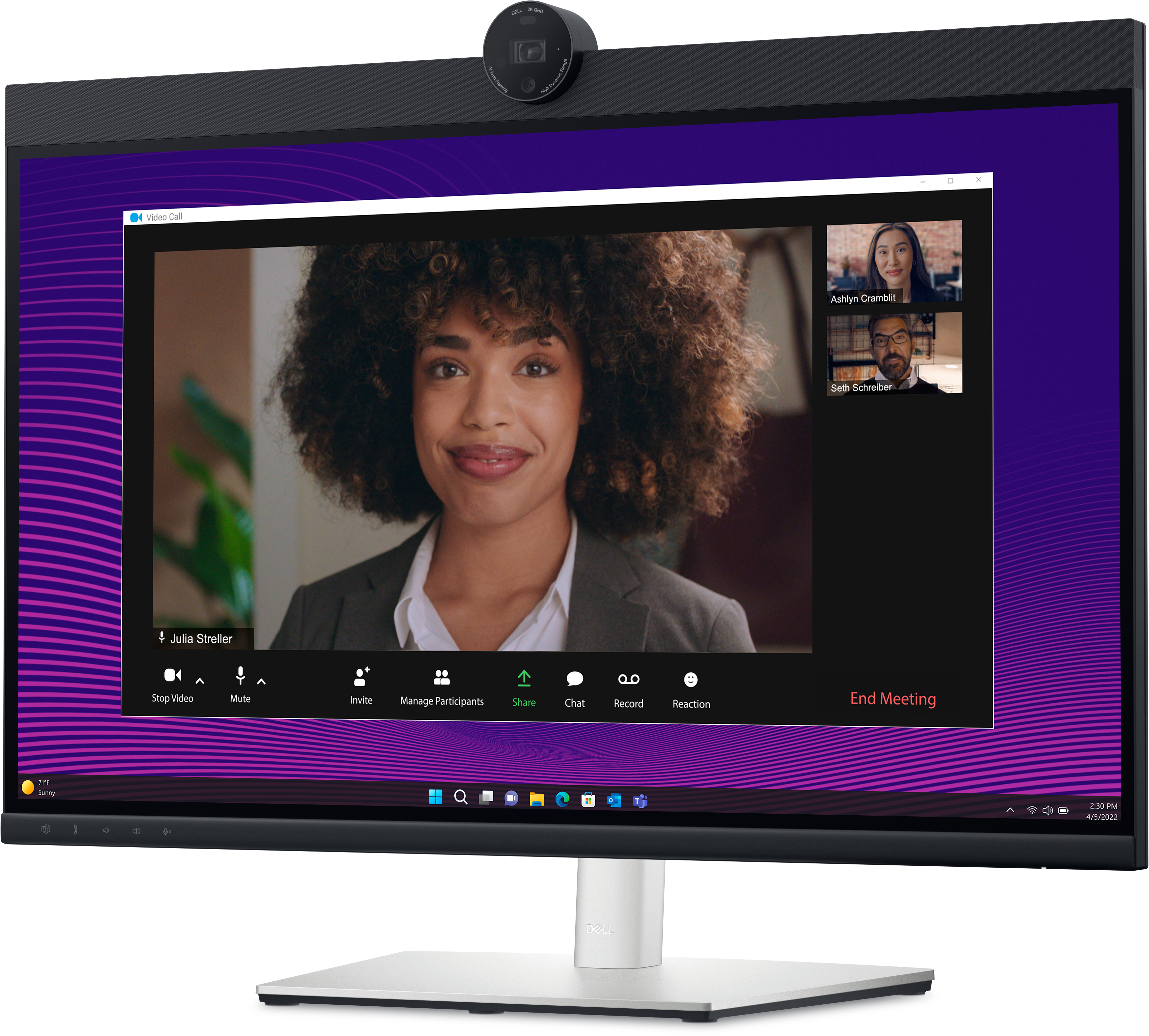 מסך מחשב Dell P2724DEB ‏27 ‏אינטש QHD דל