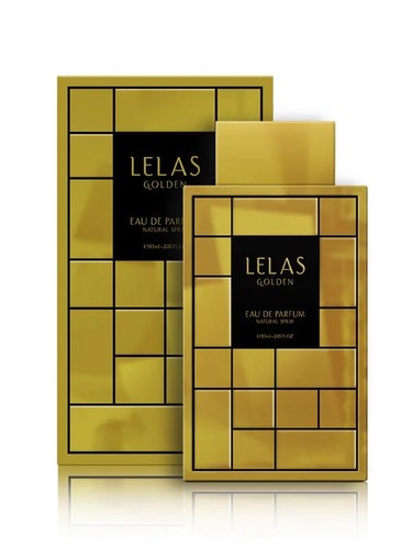 בושם Lelas Golden יוניסקס 85ml EDP בקבוק אלגנטי