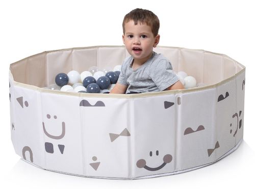 בריכת כדורים פרימיום מתקפלת + 80 כדורים - חיוכים