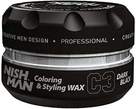 ווקס צובע שחור נישמן -Nishman Coloring Wax C3 Dark Black 100G