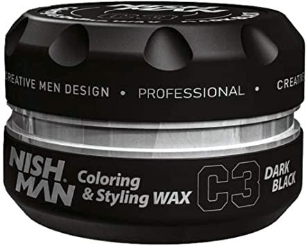 ווקס צובע שחור נישמן -Nishman Coloring Wax C3 Dark Black 100G