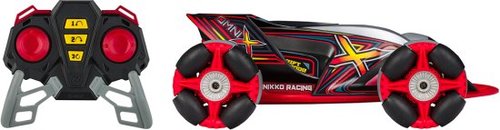 רכב באגי 4X4 עם שלט וטעינת USB לפעלולי דריפט OMNI X Drift - אדום