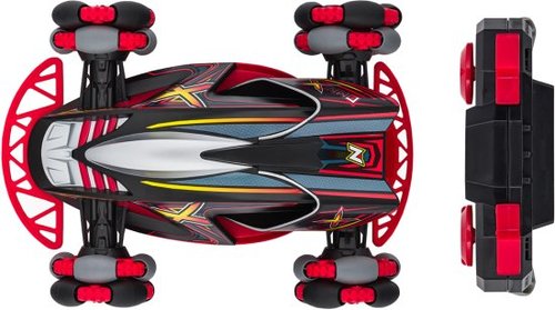 רכב באגי 4X4 עם שלט וטעינת USB לפעלולי דריפט OMNI X Drift - אדום